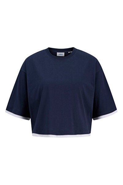 Jack & Jones Γυναικείο T-shirt με φαρδιά γραμμή και λαιμόκοψη ποδηλάτου - Andrea