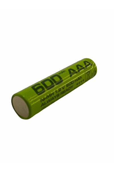 Micron AAA 600 mAh 1.2V Ni-CD Şarj Edilebilir İnce Kalem Pil 1 Adet