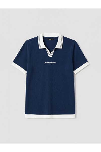 LC Waikiki Peak New Season Polo Collar Embroidered Men's T-Shirt