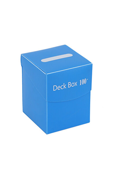 Choice Blue Deck Trading Cards Box for 100+ Game Baseball Card Storage Box Pl...