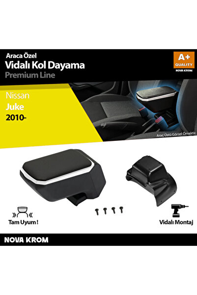 Nova Krom Nissan Juke ABS Vidalı Kol Dayama Kolçak Gri 2010 Üzeri