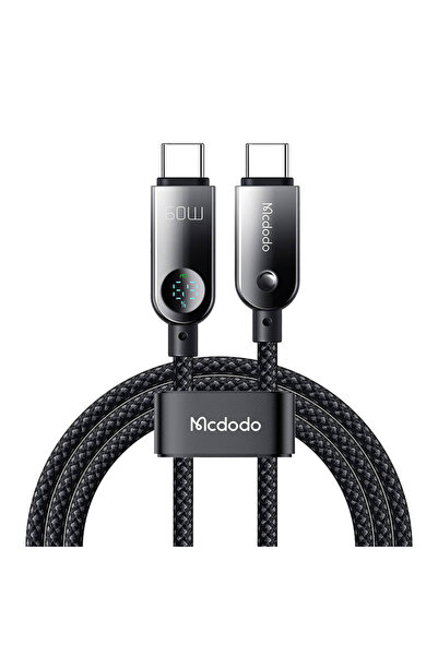 Mcdodo Ca-4780 Cablu de date USB-C la USB-C 60W 1.2M (Negru)