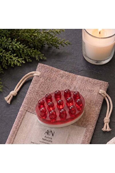aurora naturalis Massage Soap with Strawberry & Vanilla Scent | Handmade Natu...