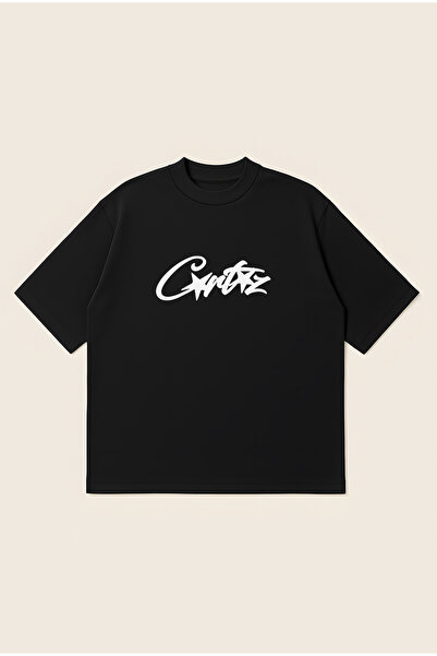 Moon Dancer Corteiz Essential Printed Oversize Boxy Cut Unisex 100% Cotton Ts...