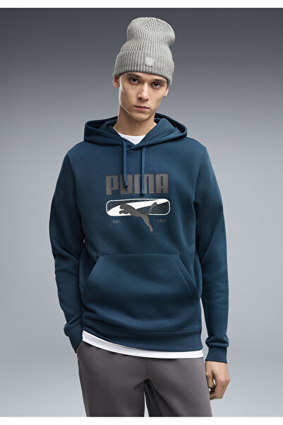 Puma Sport Logo Play Fleece Hoodie