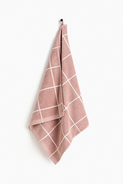 H&M Kareli Desenli Banyo Havlusu