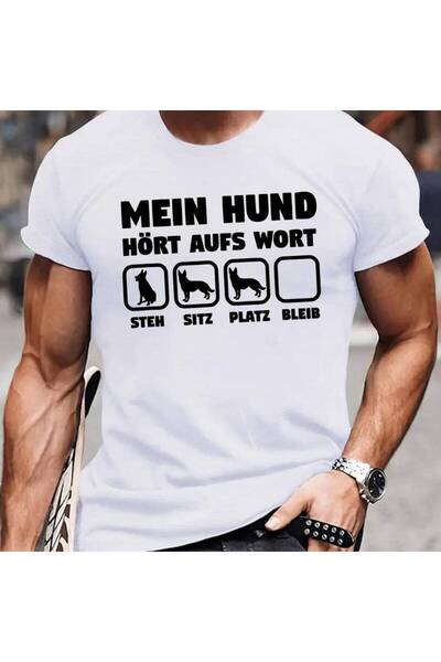 212Wear Fun German Men's Short Sleeve Summer T-shirt Top