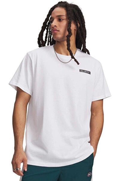 Under Armour Alb guler rotund Bărbați tricou