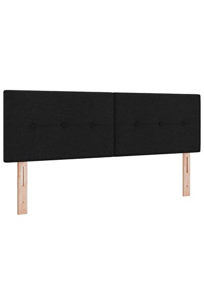 vidaxl Cap de pat cu înălțime ajustabilă Negru 160 cm țesătură