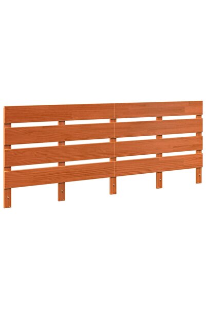 vidaxl Tăblie cap Maroniu cerat 200,5 x 3 x 80 cm Lemn de pin masiv