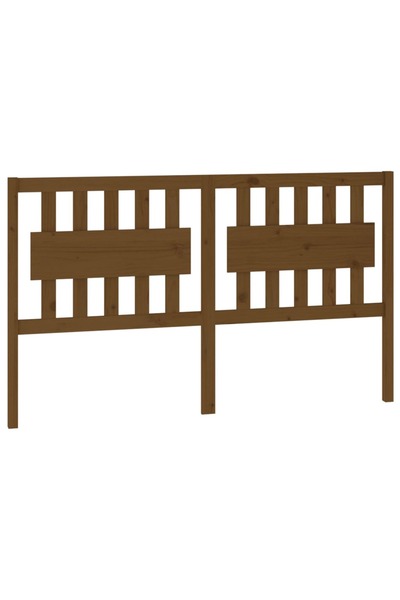 vidaxl Tăblie de pat, maro miere, 155,5x4x100 cm, lemn masiv de pin