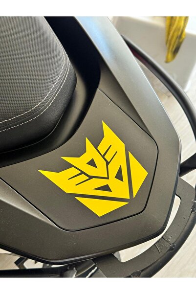 Mavera Stickers Decepticon Logo Sticker Label (10X10 cm) for Motor-Car-Helmet...
