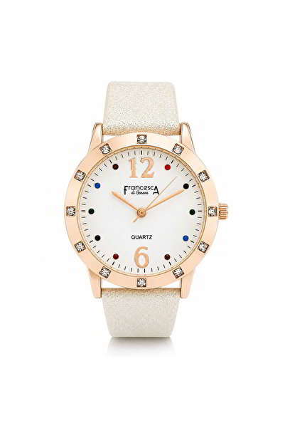 Watch Ceas de dama, Francesca di Geneva, Alb, FF485