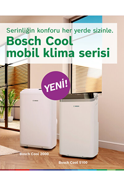 Bosch Cool2000 Portatif Mobil Klima 9000btu