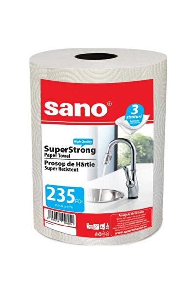 Sano Υπερανθεκτική Χαρτοπετσέτα, 235 φύλλα, 1 τεμάχιο.