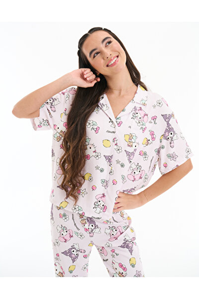 Nayomi Dream NAY DR LIC SWEET PIANO CLASSIC SS PJ SET-DRPJSPCSJS29:DSKPURPLE:...