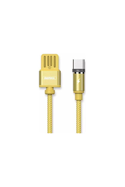 Remax Gravity RC-095a Πλεκτό / Μαγνητικό Καλώδιο USB 2.0 USB-C αρσενικό - USB...