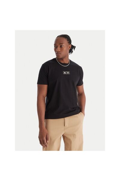 Kappa Ανδρικό T-shirt 341V2UW Μαύρο