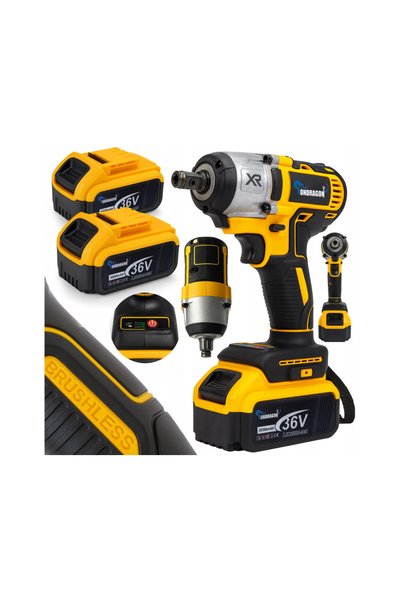 Ondragon Cheie de impact electrică fără fir, 36 V, 1/2 ", 380 Nm, OD 2252