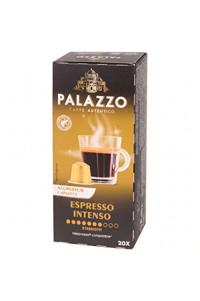 PALAZZO Капсули за кафе Lungo, съвместими с Nespresso, 100% Арабика, 20 капсули