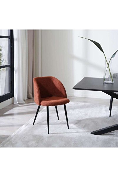 PAN HOME MATIS DINING CHAIR - BROWN BLACK
