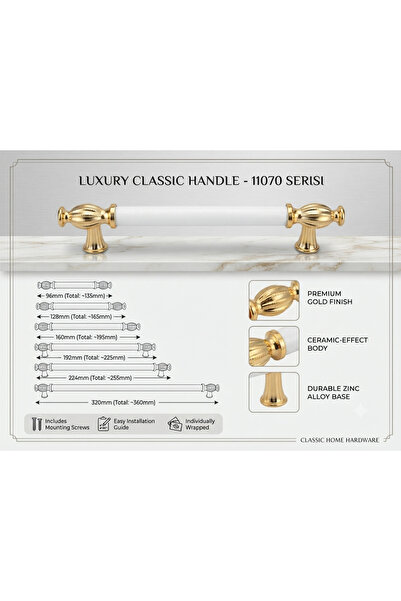 Arion Mâner de dulap DORUK Mobilya 96 mm - 128 mm - 160 mm - 192 mm - 224 mm ...
