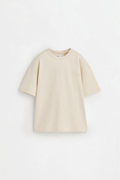 LEFTIES Kalın jarse t-shirt