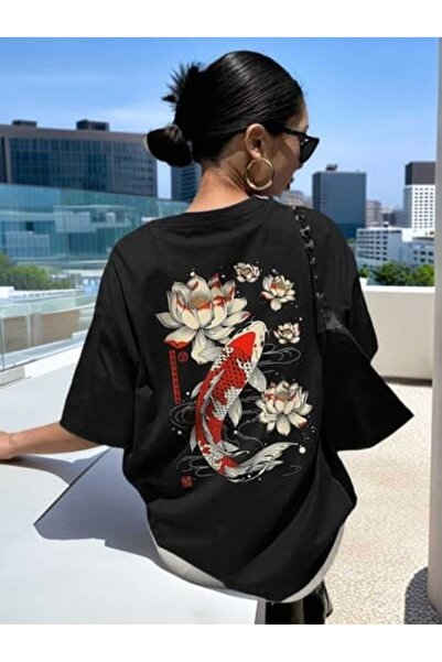 bellanova Elanco Unisex Colorful Oversize Printed T-Shirt Streetwear Comforta...