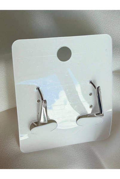 XUPING JEWELRY Asymmetrical Cut Timeless Silver Color Steel Earrings