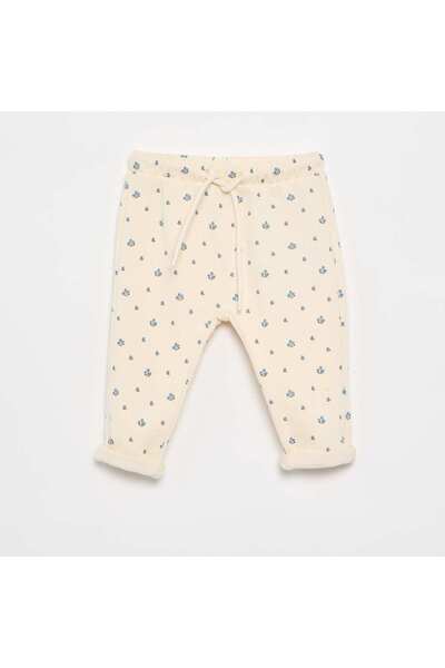 KIABI Patterned jogging pants WHITE