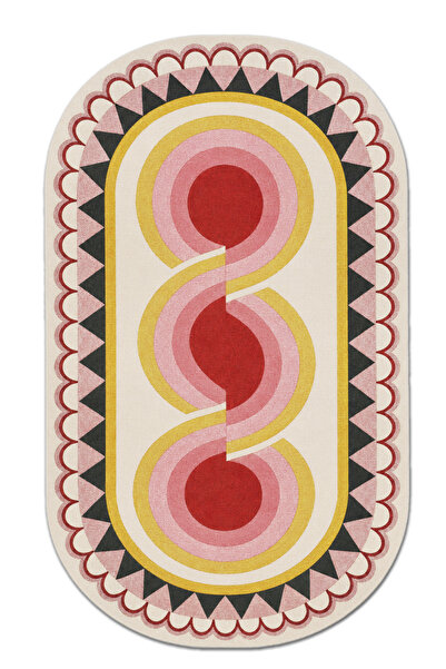 Rugs Modern Halı SDTAMOR Şekil Desenli Modern Dokuma Taban Dekoratif Halı sdt...