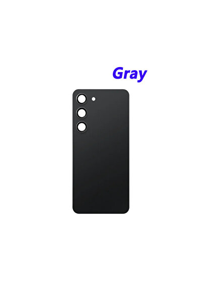 Choice4 غطاء رمادي جديد لبطارية S23، غطاء خلفي زجاجي مع عدسة لـ S911B/S911U