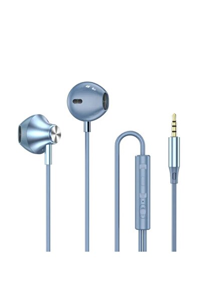 Choice1 سماعات أذن زرقاء 3.5 ملم للصوت المحيطي عالي الدقة مع وصلة USB نوع C/3...