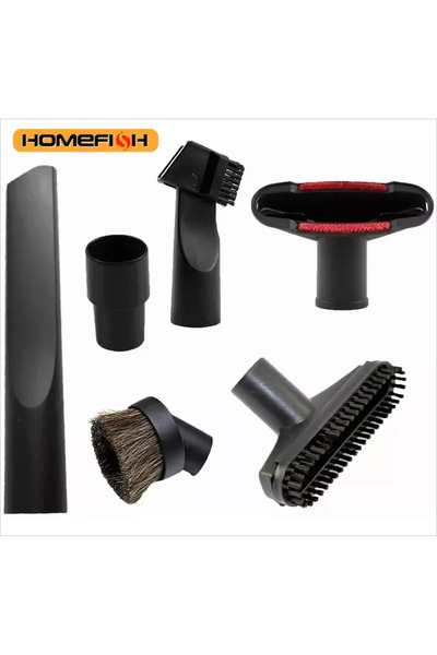 Choice مجموعة أدوات تنظيف منزلية من HOMEFISH مكونة من 6 قطع، فوهات بمقاس 1 1/...