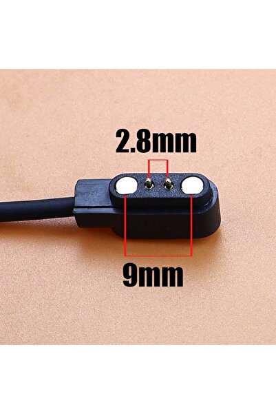 Choice1 2Pin-2.8mm-9mm YanXi 2Pin 4Pin Smartwatch Dock Charger Adapter USB Ma...