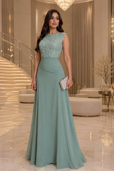NWADER Turquoise Dress
