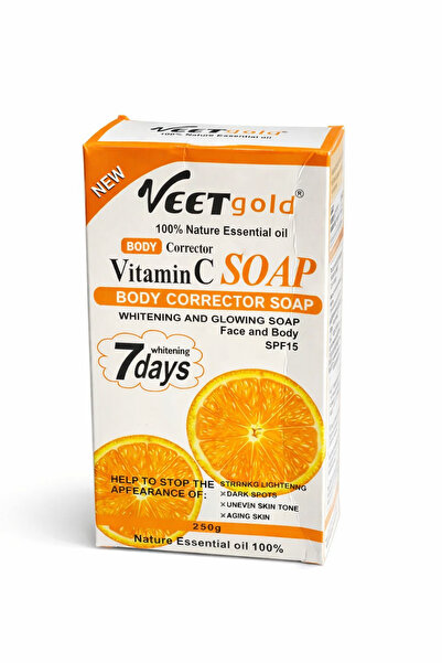 Veet Gold Fit Gold Super Whitening Soap with Vitamin C Extract-250Gr