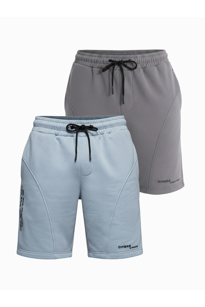 OMBRE Pánské šortky, slim fit, délka ke kolenům Z127