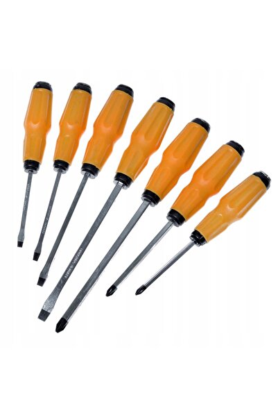 Dedra-Polonia DEDRA Set de șurubelnițe din oțel CRV pentru ciocan pneumatic, ...