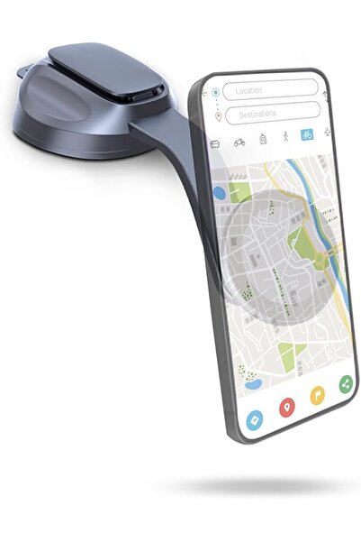 Generic Magnetic Car Phone Holder with 360° Rotation - Magnet Compatible Magn...