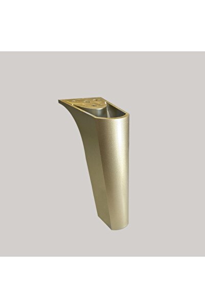 OEM Picior mobilier H120 mm, inclinat, auriu mat