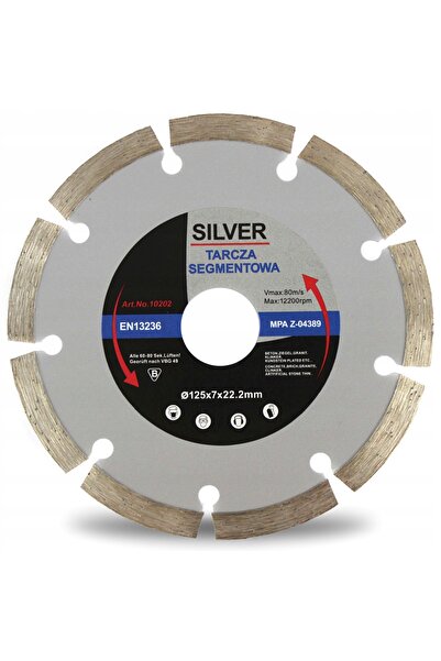 Silverina Disc segmentat 125mm cu diamant pentru granit și marmură S10202
