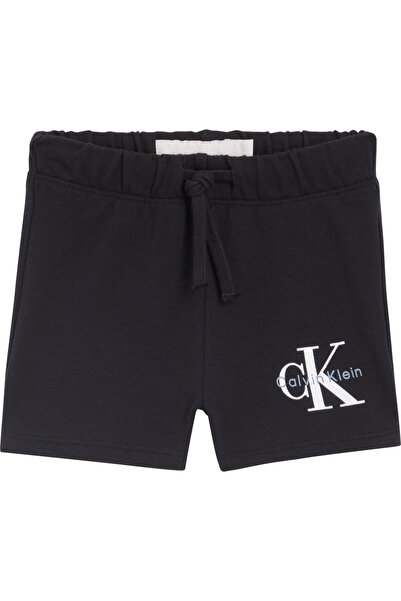 Calvin Klein Baby Towel Fabric Black Shorts