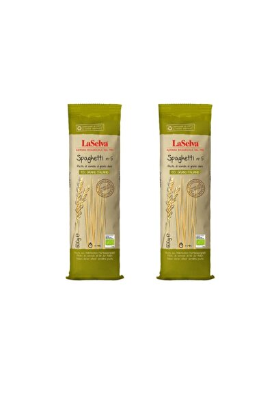 La Selva 2 x Spaghete bio din grau dur nr.5, 500g LaSelva