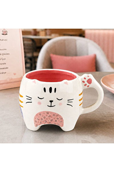 AiroBazar Ceramic Mug with Cute 3D Animal Figures - Handmade Look Gift-Ready ...