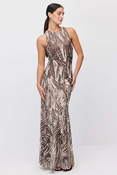 PAULMARK Women's Patterned Maxi Dress