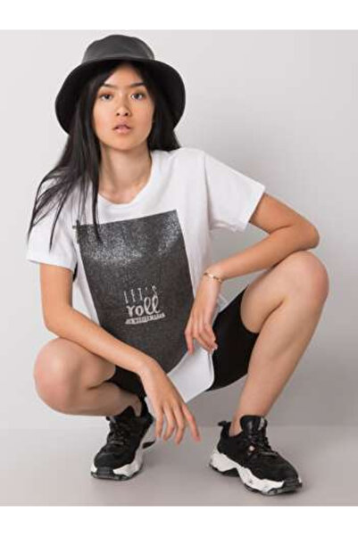 H&B Tricou Dama Mini, Imprimat, H&B, Alb Model HB-TS-3068.60