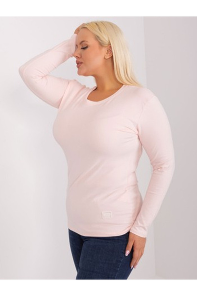 Relevance Bluza Dama, RELEVANCE, Bumbac, Maneca lunga, Roz deschis, model RV-...