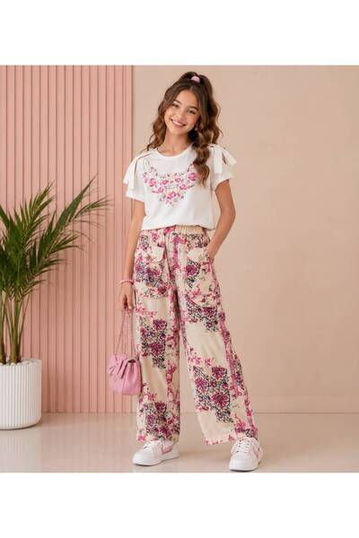 Kids Club Floral Detail Girls' Set