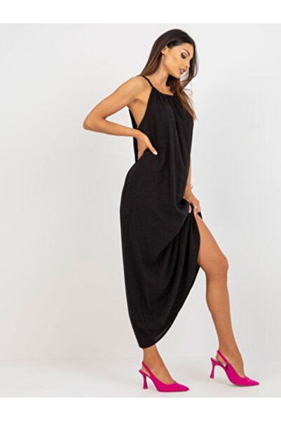 Och Bella Rochie Dama, Och Bella, Bumbac, Rochie oversize, Negru, model TW-SK...
